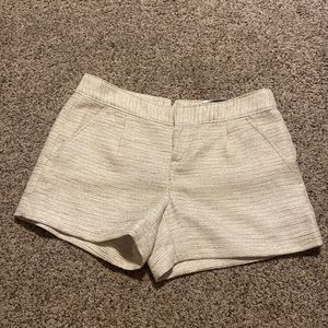 Women’s Banana Republic Gold and Ivory Shimmer Dress shorts